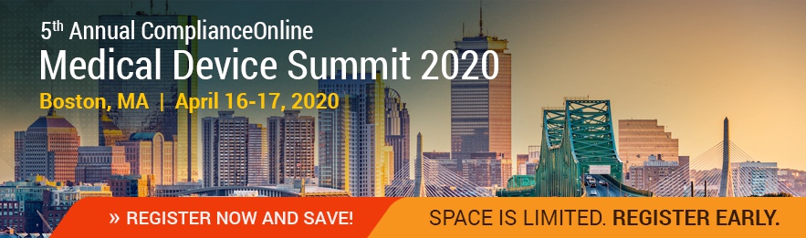 5th Annual ComplianceOnline Medical Device Summit 2020