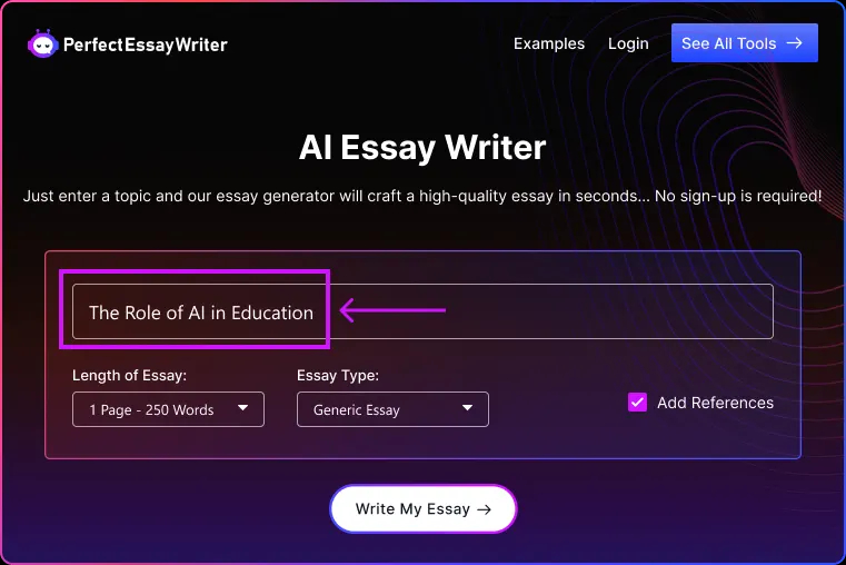 AI Essay Writer & Free Essay Writing Tools