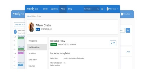 Remedly - Electronic Health Records