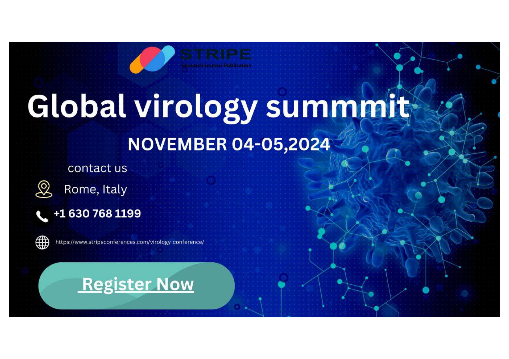 Virology Conference 2024 I Global Virology Summit