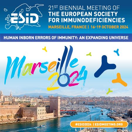 ESID 2024 - 21st Biennial Meeting of the European Society for Immunodeficiencies