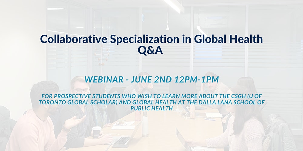 Collaborative Specialization in Global Health Q&A