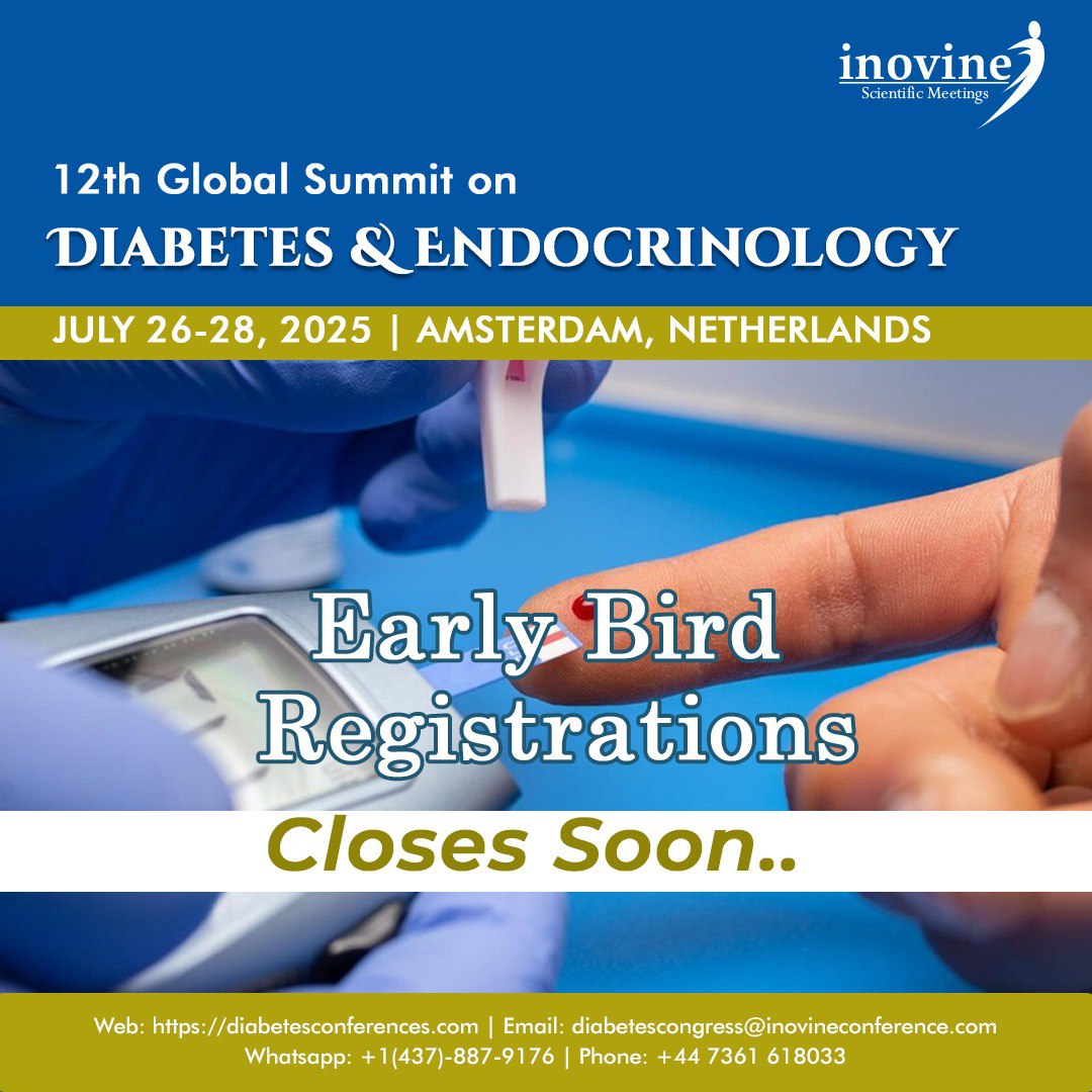 12th Global Summit on Diabetes and Endocrinology 2025