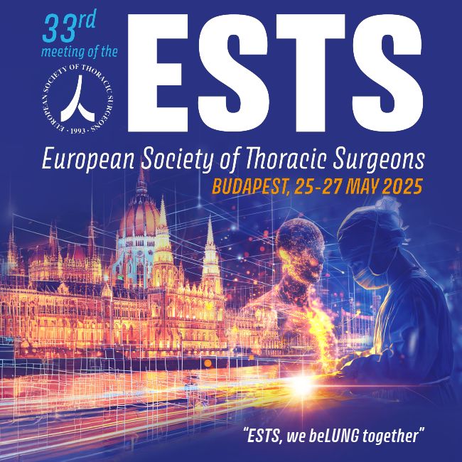 ESTS 2025 - The 33rd Annual Meeting of the European Society of Thoracic Surgery